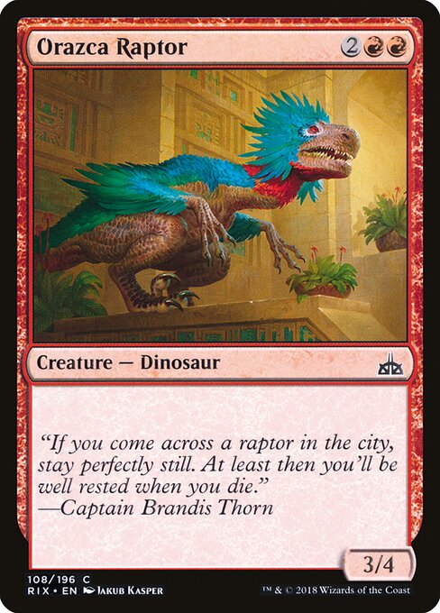 Orazca Raptor - Rivals of Ixalan Magic card