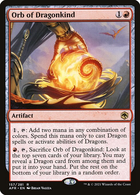 Orb of Dragonkind - Adventures in the Forgotten Realms Magic card