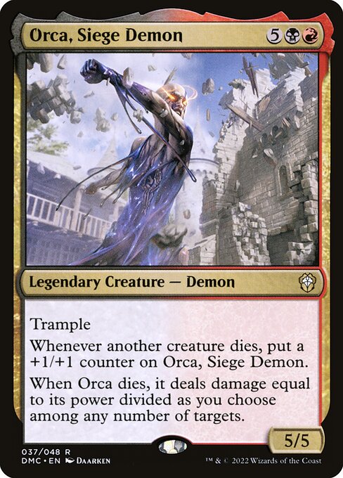 Orca, Siege Demon - Dominaria United Commander Magic card