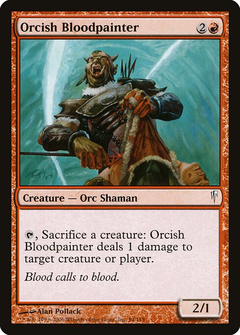 Orcish Bloodpainter - Coldsnap Magic card