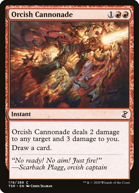 Orcish Cannonade - Time Spiral Remastered Magic card