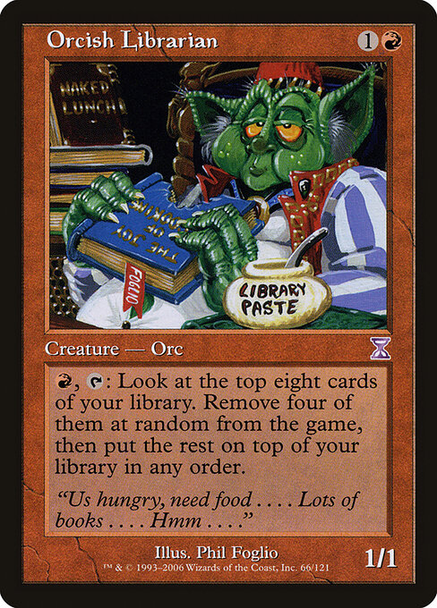 Orcish Librarian - Time Spiral Timeshifted Magic card