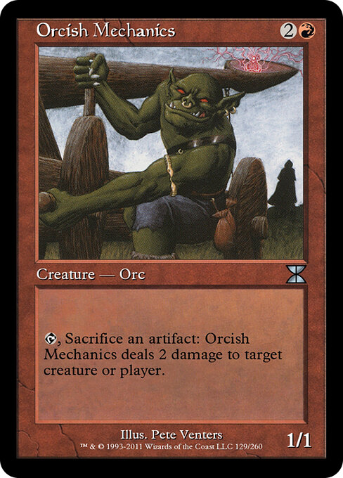 Orcish Mechanics - Masters Edition IV Magic card