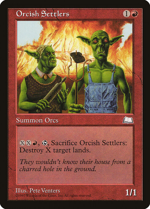 Orcish Settlers - Weatherlight Magic card