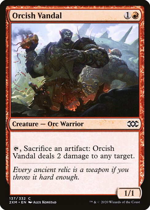Orcish Vandal - Double Masters Magic card