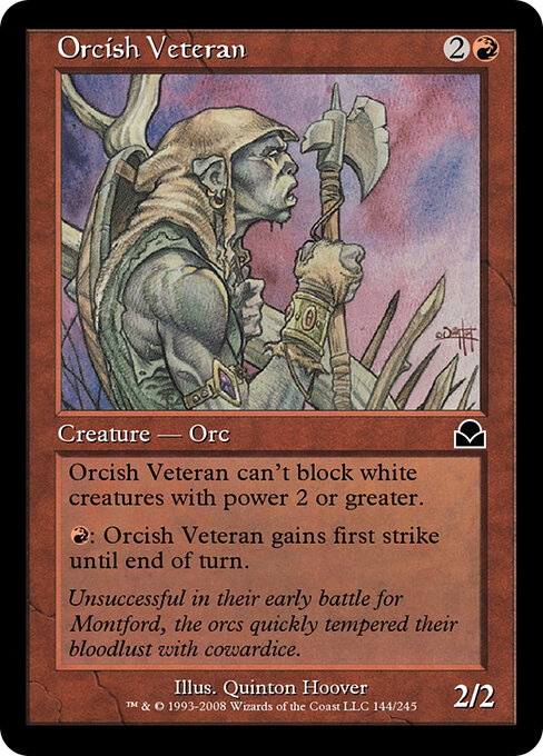 Orcish Veteran - Masters Edition II Magic card