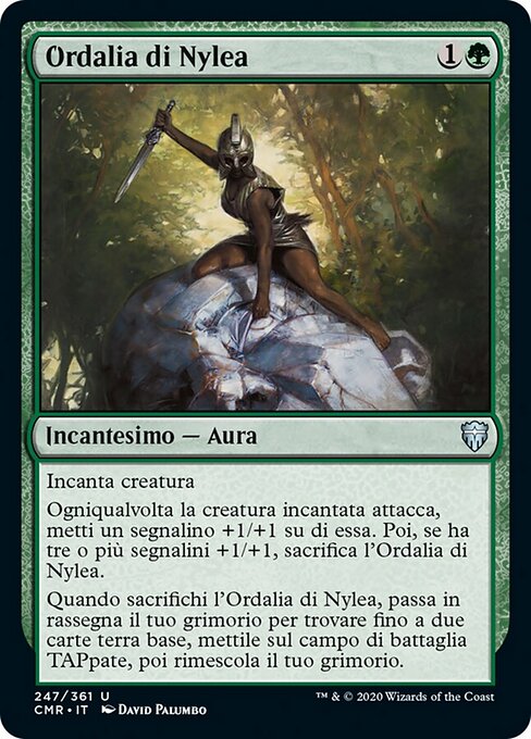 Ordalia di Nylea (Ordeal of Nylea) - Commander Legends (#247) - Illustrated by David Palumbo - Magic: The Gathering Card