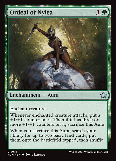 Ordeal of Nylea - Foundations Magic card
