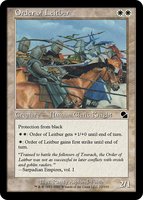 Order of Leitbur - Masters Edition Magic card