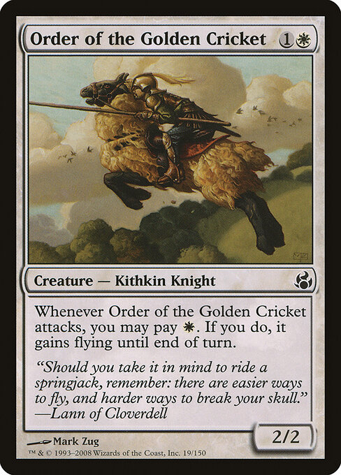 Order of the Golden Cricket - Morningtide Magic card