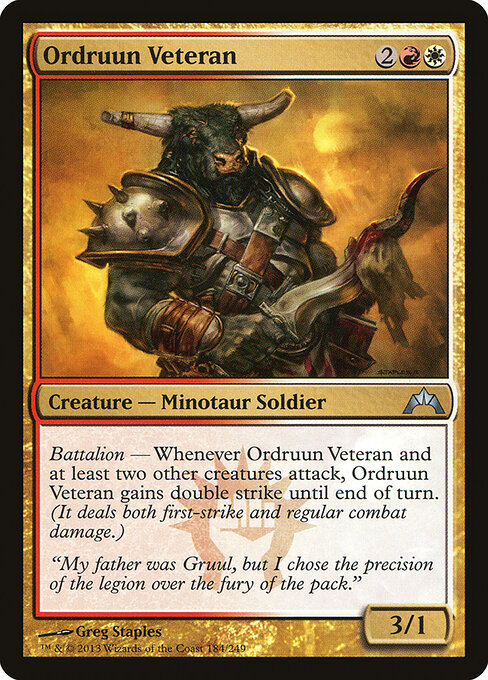 Ordruun Veteran - Gatecrash Magic card