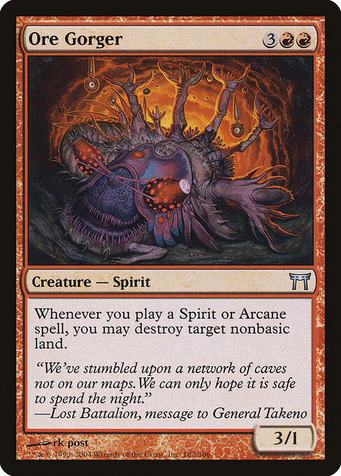 Ore Gorger - Champions of Kamigawa Magic card