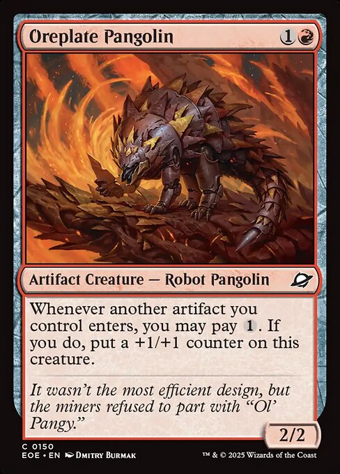 Oreplate Pangolin - Edge of Eternities Magic card