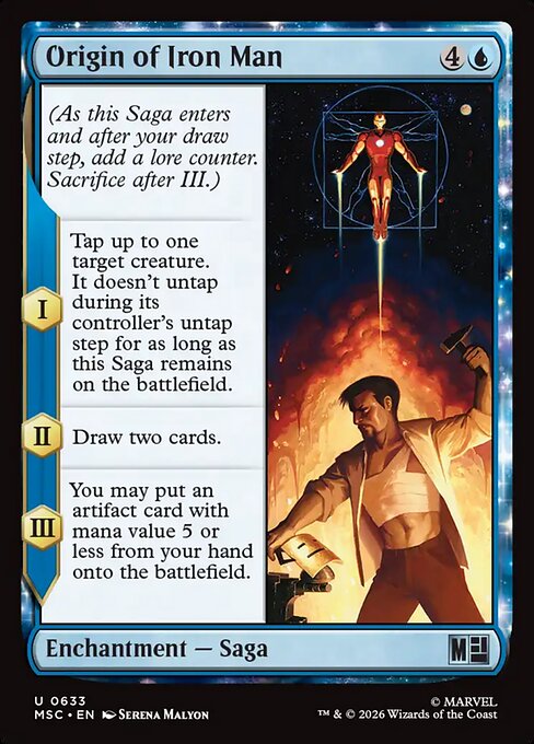 Origin of Iron Man - Marvel Super Heroes Commander Magic card