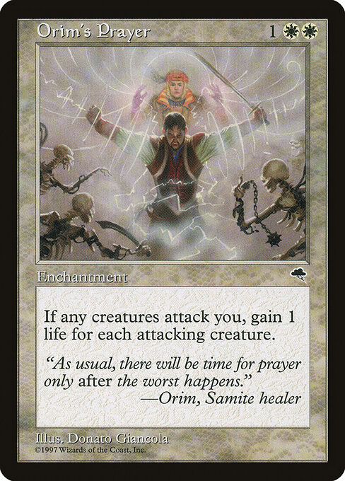 Orim's Prayer - Tempest Magic card