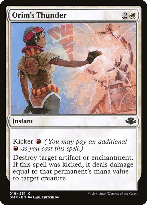 Orim's Thunder - Dominaria Remastered Magic card