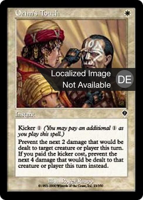 Tocco di Orim (Orim's Touch) - Invasion (#23) - Illustrated by Roger Raupp - Magic: The Gathering Card