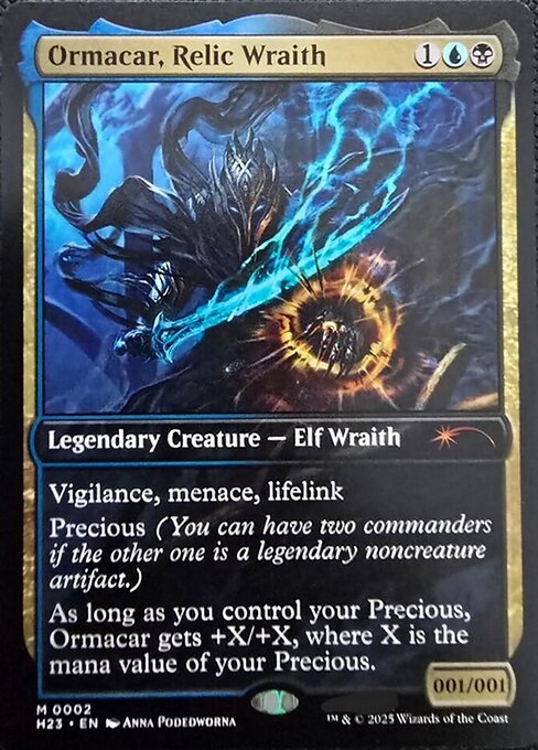 Ormacar, Relic Wraith - 2023 Heroes of the Realm (#2) - Illustrated by Anna Podedworna - Magic: The Gathering Card