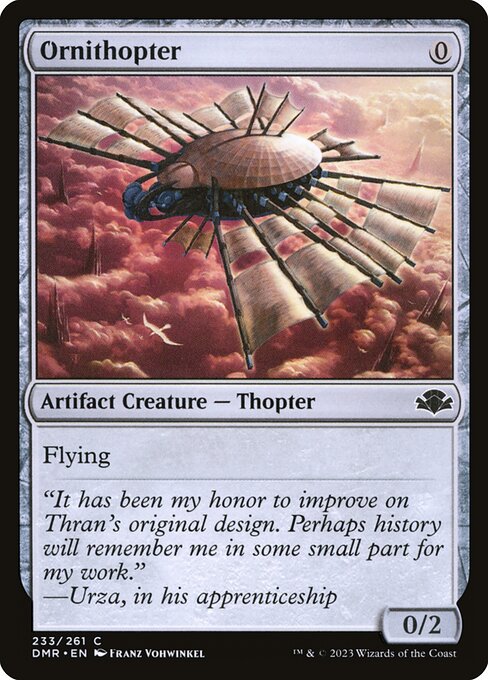 Ornithopter - Dominaria Remastered Magic card