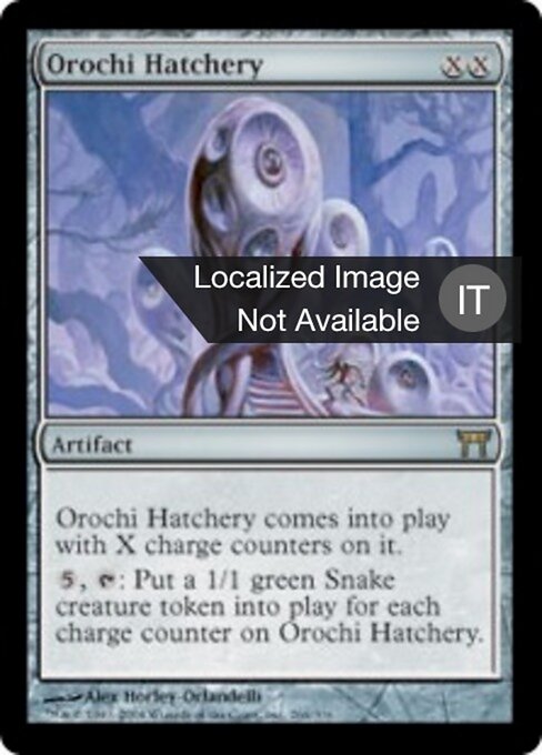Couvoir orochi (Orochi Hatchery) - Champions of Kamigawa (#266) - Illustrated by Alex Horley-Orlandelli - Magic: The Gathering Card