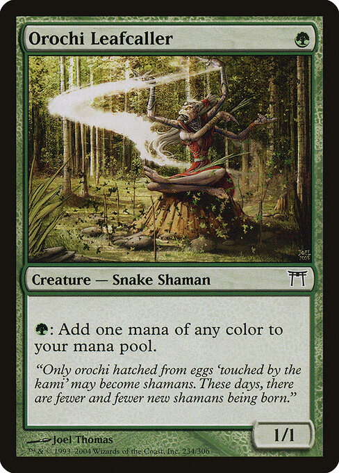 Orochi Leafcaller - Champions of Kamigawa Magic card