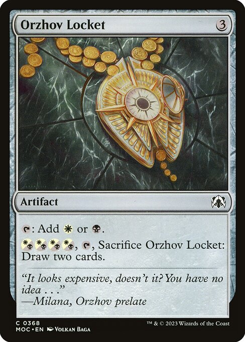 Orzhov Locket - March of the Machine Commander Magic card