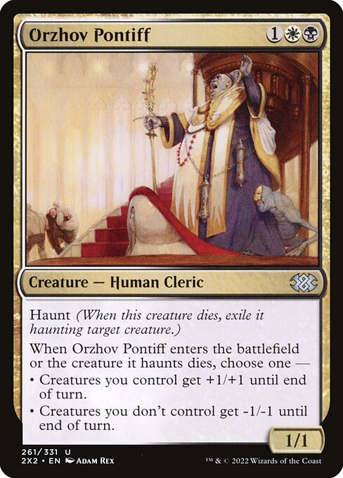 Orzhov Pontiff - Double Masters 2022 Magic card
