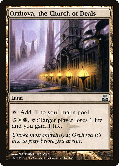 Orzhova, the Church of Deals - Guildpact Magic card