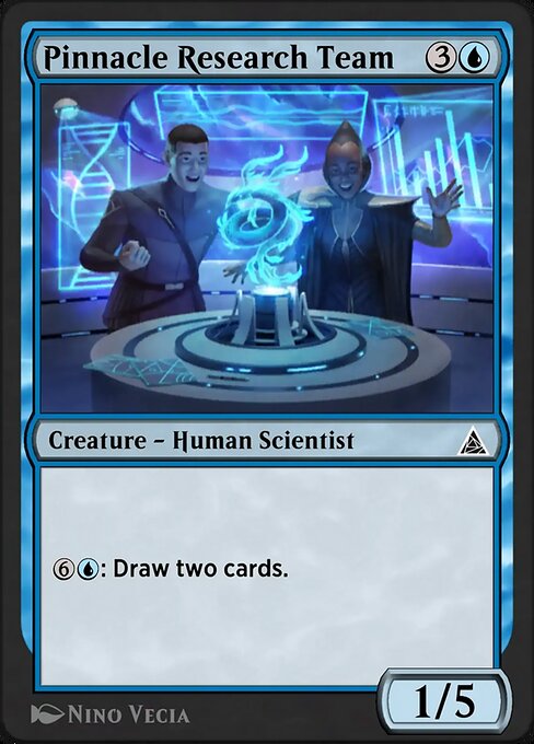 Oscorp-Forschungsteam (Oscorp Research Team) - Marvel's Spider-Man (#40) - Illustrated by Gal Or - Magic: The Gathering Card