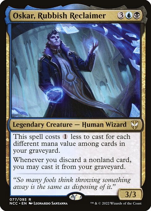Oskar, Rubbish Reclaimer - New Capenna Commander Magic card