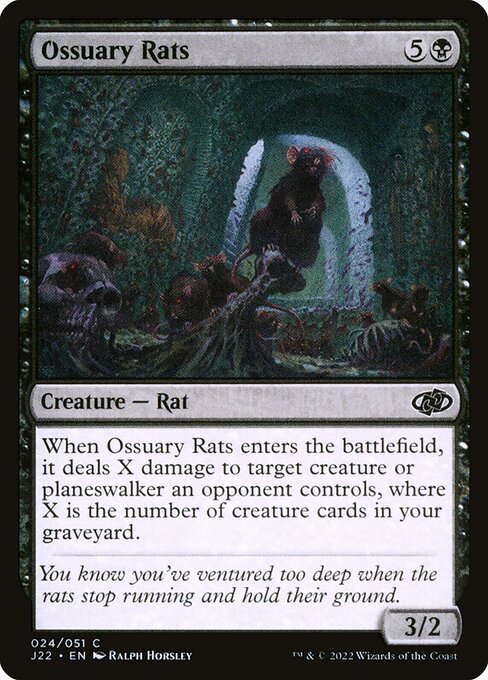 Ossuary Rats - Jumpstart 2022 Magic card