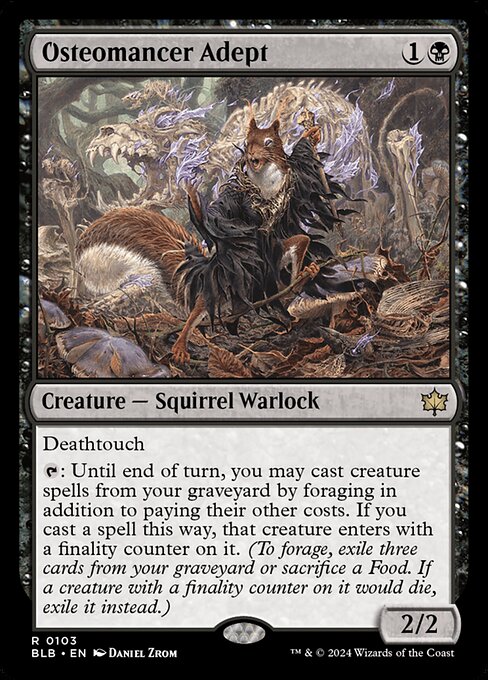 Osteomancer Adept - Bloomburrow Magic card