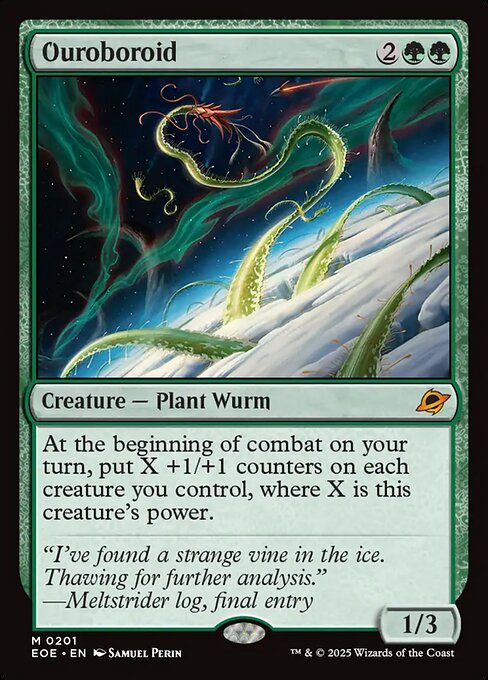 Ouroboroid - Edge of Eternities (#201) - Illustrated by Samuel Perin - Magic: The Gathering Card
