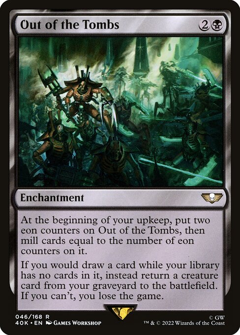 Out of the Tombs - Warhammer 40,000 Commander Magic card