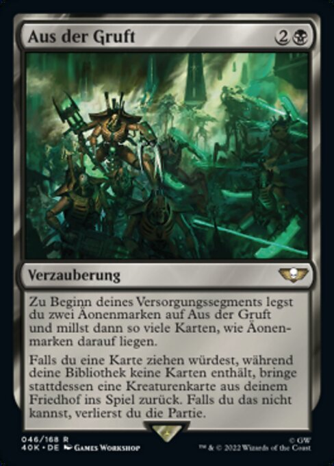 Fuori dalle Tombe (Out of the Tombs) - Warhammer 40,000 Commander (#46) - Illustrated by Games Workshop - Magic: The Gathering Card