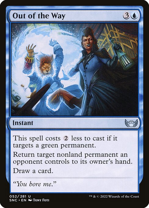 Out of the Way - Streets of New Capenna Magic card