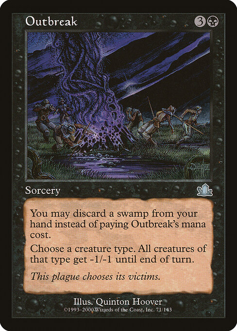 Outbreak - Prophecy Magic card