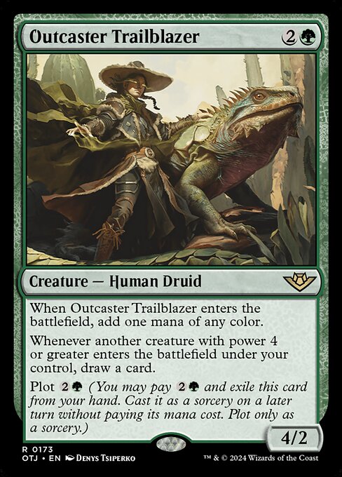 Outcaster Trailblazer - Outlaws of Thunder Junction Magic card