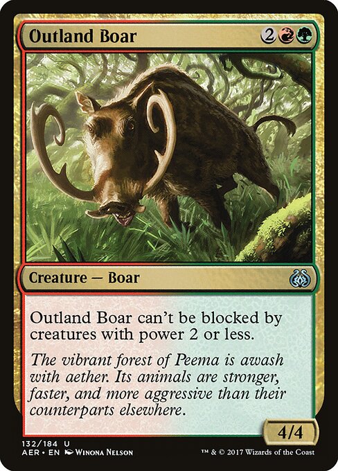 Outland Boar - Aether Revolt Magic card
