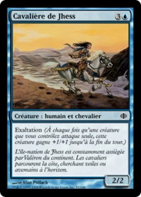 Apripista di Jhess (Outrider of Jhess) - Shards of Alara (#52) - Illustrated by Alan Pollack - Magic: The Gathering Card