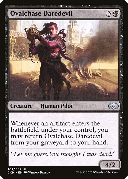Ovalchase Daredevil - Double Masters (#101) - Illustrated by Winona Nelson - Magic: The Gathering Card