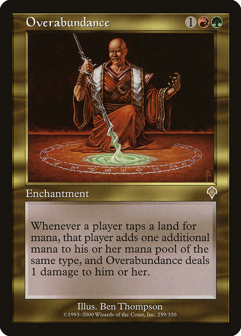 Overabundance - Invasion Magic card