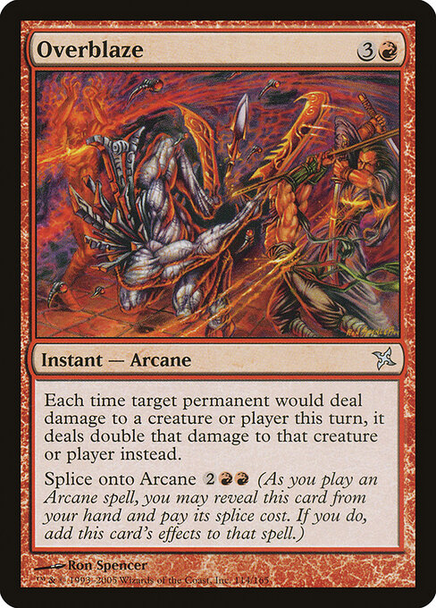 Overblaze - Betrayers of Kamigawa Magic card