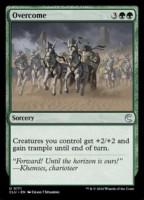 Overcome - Ravnica: Clue Edition (#171) - Illustrated by Craig J Spearing - Magic: The Gathering Card