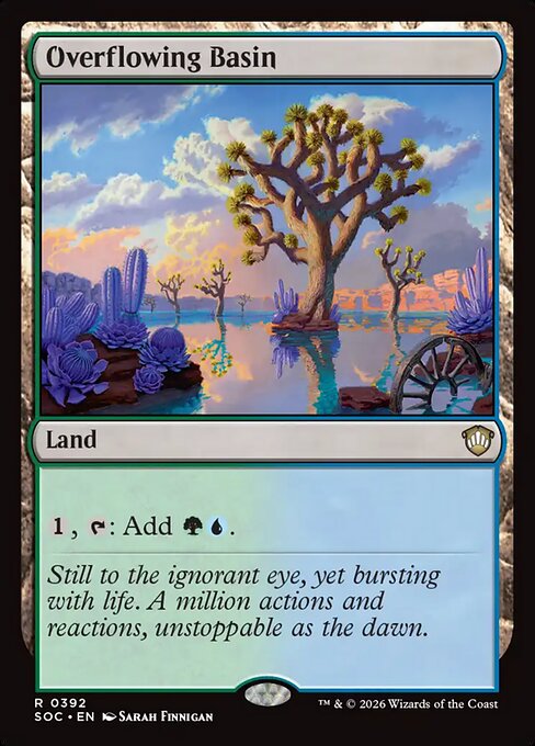 Overflowing Basin - Secrets of Strixhaven Commander Magic card
