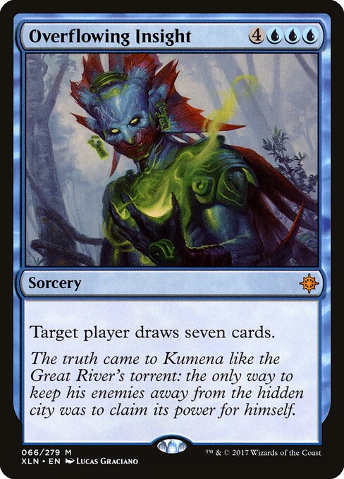 Overflowing Insight - Ixalan Magic card