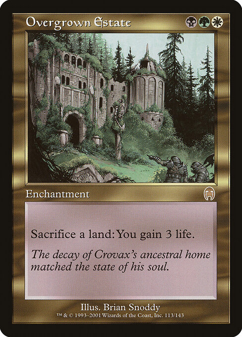 Overgrown Estate - Apocalypse Magic card