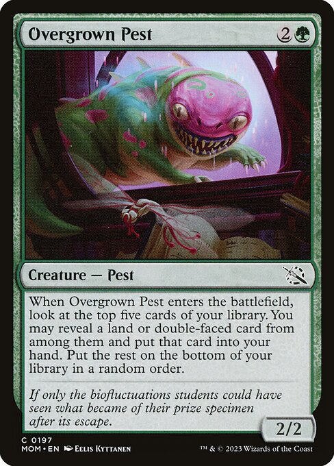 Overgrown Pest - March of the Machine Magic card