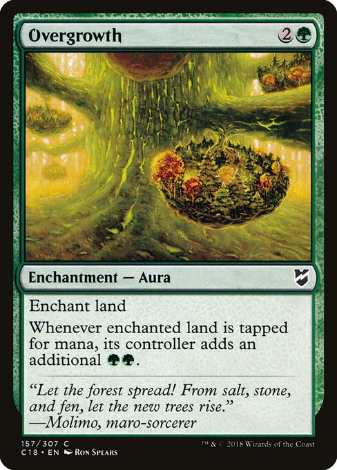 Overgrowth - Commander 2018 Magic card
