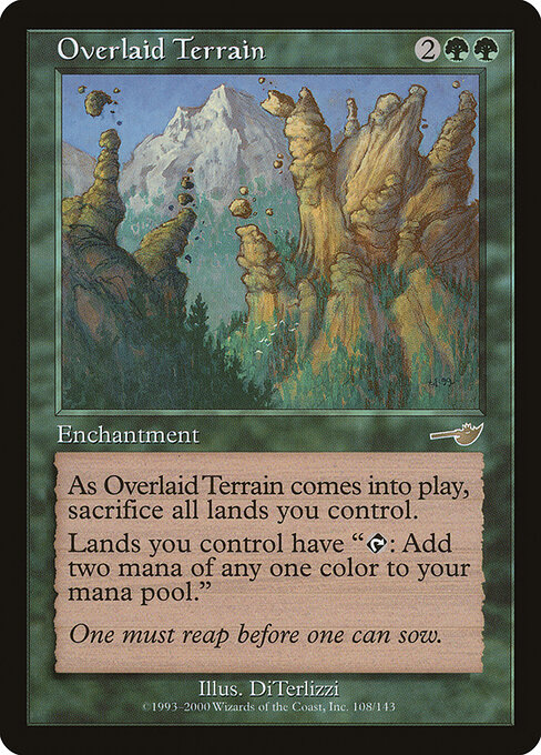 Overlaid Terrain - Nemesis Magic card